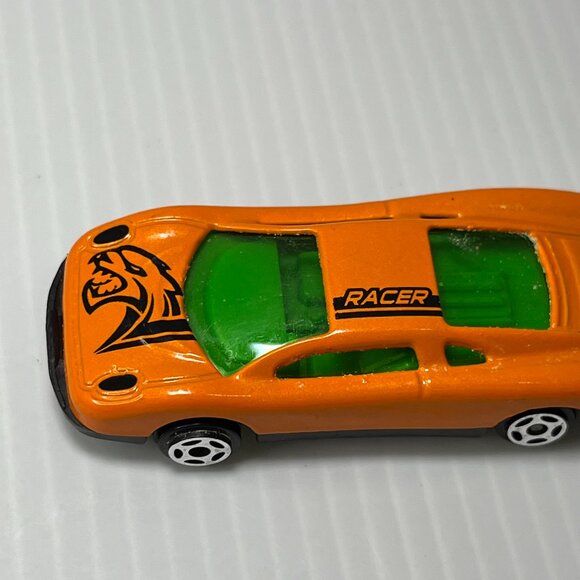 Greenbrier 9809 Sports Coupe Bright Orange Die Cast Toy Car Vehicle Racer - Picture 2 of 6